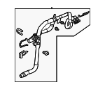 86803274 - : Upper Hose for Acura Image
