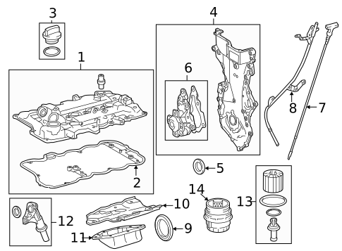 Engine Parts for 2012 Scion iQ #0