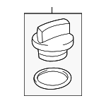 12180F4010 - Engine: Filler Cap for Scion: iM, iQ, tC, xD | Toyota: 4Runner, Avalon, C-HR, Camry, Corolla, Corolla iM, FJ Cruiser, Highlander, Land Cruiser, Matrix, Prius, Prius C, Prius Plug-In, Prius Prime, Prius V, RAV4, Sequoia, Sienna, Tacoma, Tundra, Venza Image