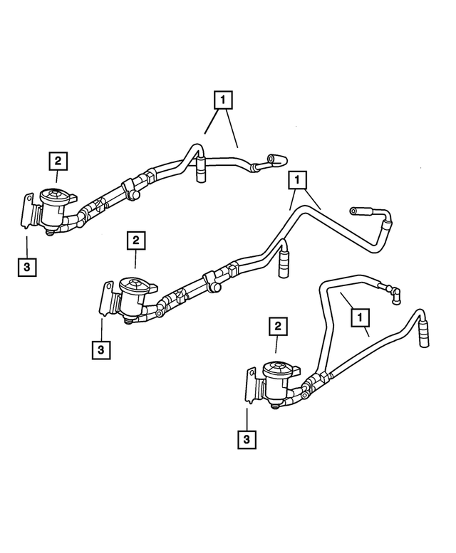 4861539AA - Emission Systems: Proportional Purge Solenoid Bracket for Mopar Image