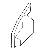 95B419936E5Q0 - Steering: Steering Wheel Back Cover for Porsche: Cayenne, Cayman, Macan Image