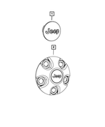 1LB77MA7AC - : Wheel Center Cap for Mopar Image