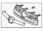 531010E170 - : Grille Assembly for Toyota: Highlander Image
