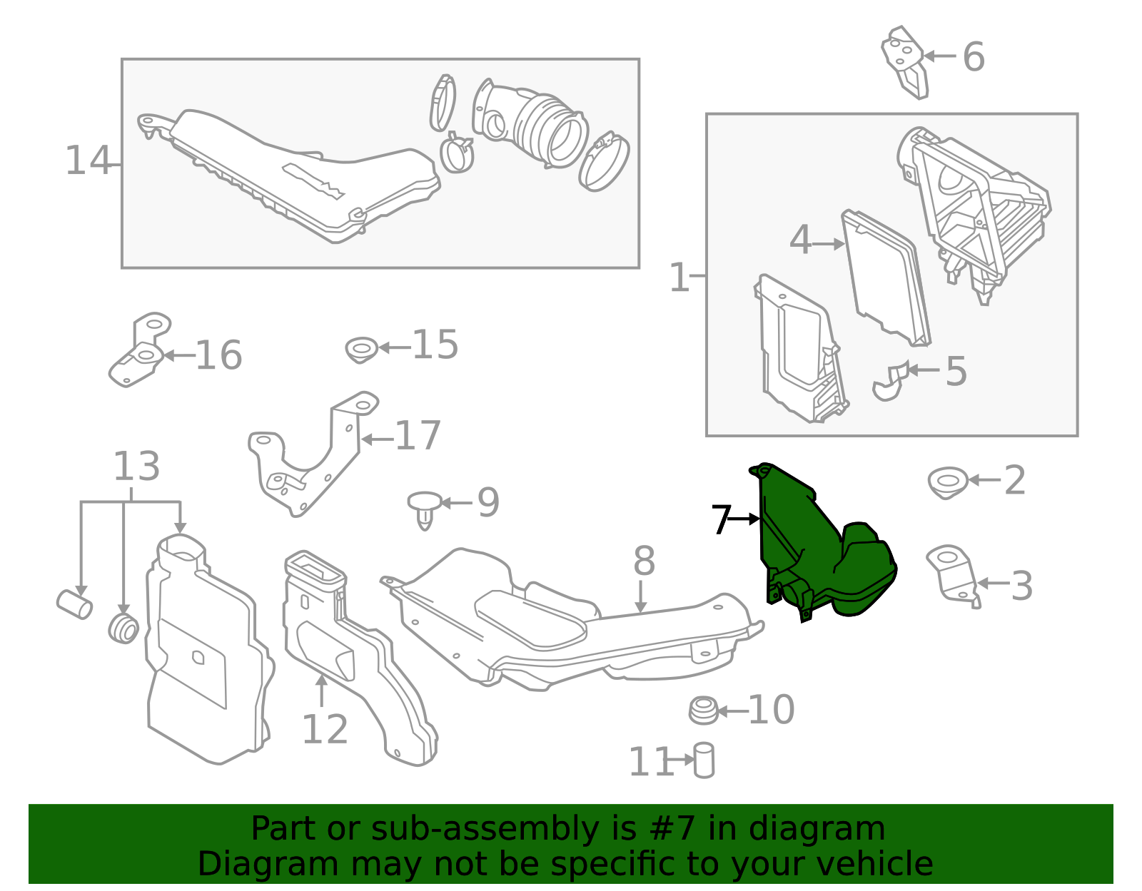 NEW Air Duct For 2.0L Nissan Rogue Sport 2017-2022 16554-6MA4A