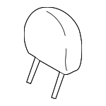 6971A263HA - : Headrest for Mitsubishi: Mirage, Mirage G4 Image