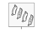 4209704 - Brakes: Disc Brake Pad Set for Mercedes-Benz Image