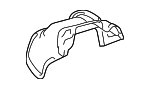 2222401445 - Engine: Heat Shield for Mercedes-Benz Image