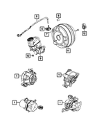 68418189AA - : Power Brake Booster for Mopar Image