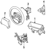 4649014 - Electrical: Passenger Air Bag for Chrysler: Concorde, LHS, New Yorker | Dodge: Intrepid Image