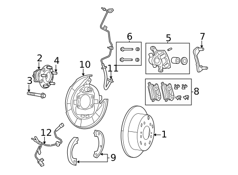 Parking Brake for 2012 Chrysler 200 #0