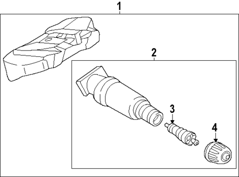 Tire Pressure Monitor Components for 2025 Mini Countryman #0
