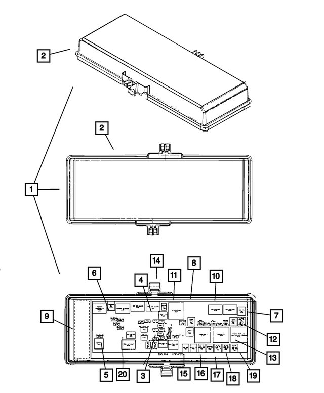 68082307AB - Electrical: Intelligent Power Module for Mopar Image image