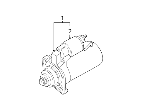 Starter for 2011 Acura MDX #0
