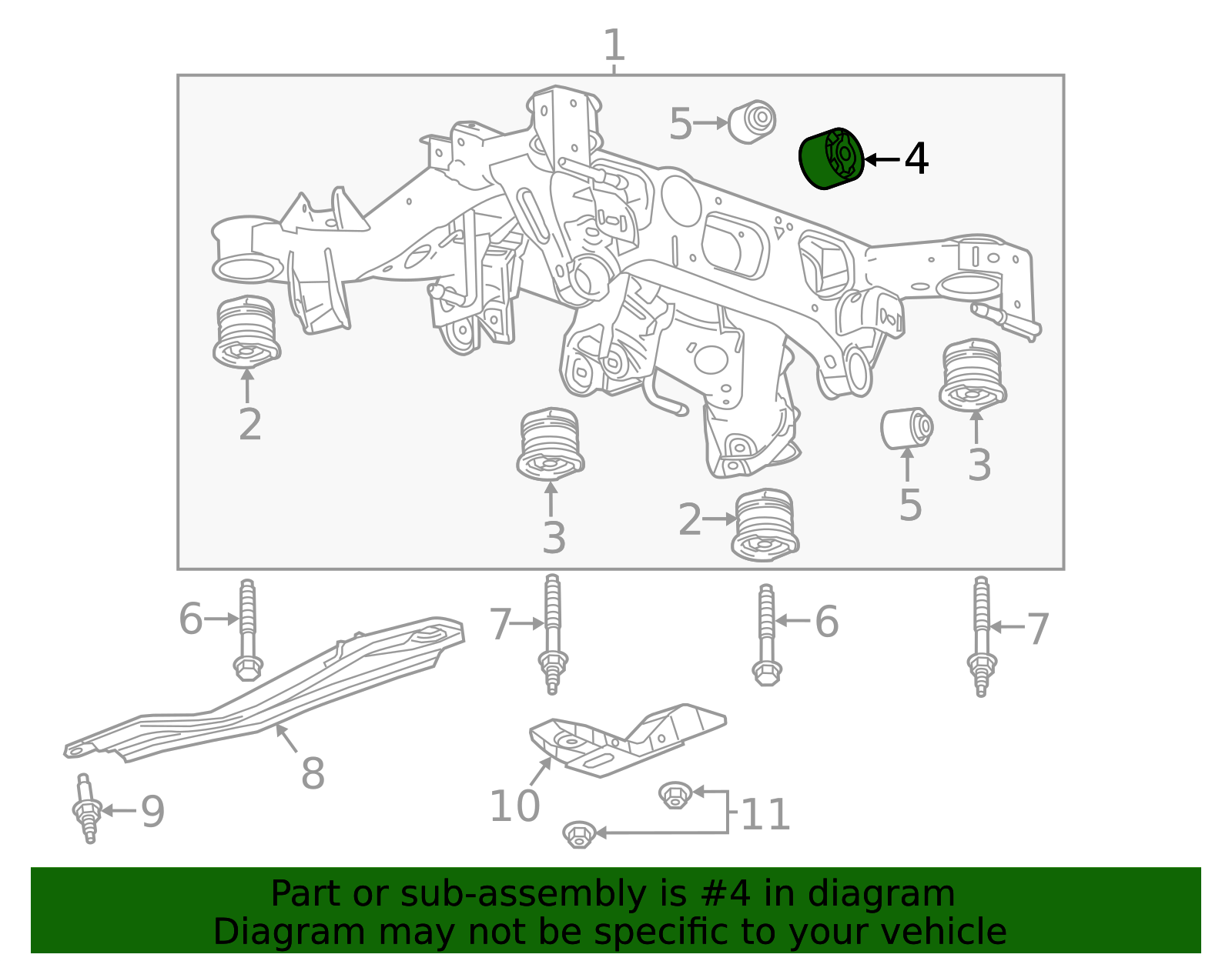 20762248 - 2013-2024 GM - Differential Carrier Bushing | My GM Part