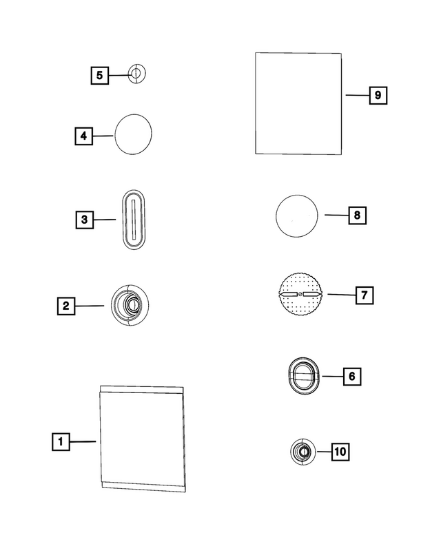 5020276AA - : Sealing Tape, Right for Mopar Image