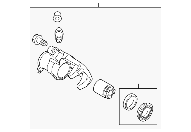 2016-2023 Mazda CX-9 Caliper Assembly - Passenger Side (RH) TKY8