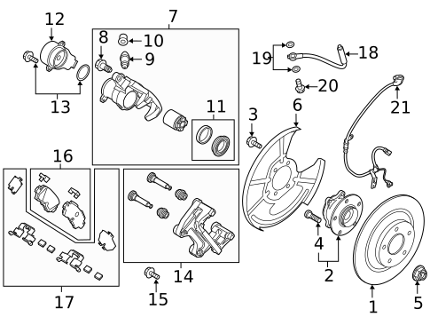 Rear Brakes for 2016 Mazda CX-9 #0