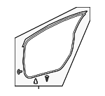 6786112B20 - Body: Door Weather-strip for Toyota Image