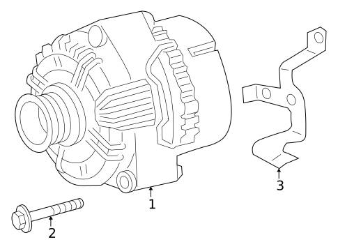 Alternator for 2008 Chrysler Crossfire #0