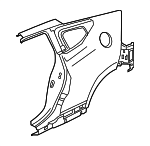 4636SZTA91ZZ - : Quarter Panel for Honda: CR-Z Image