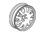 C2C18570 - : Spare Wheel for Jaguar: S-Type, Super V8, Vanden Plas, XE, XF, XFR, XFR-S, XJ, XJ8, XJR, XJR575, XK, XKR, XKR-S Image