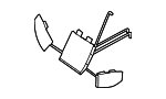 2978005400 - Body: Pad for Mercedes-Benz Image