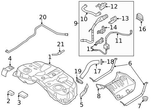 Fuel System Components for 2023 Genesis G90 #0