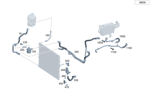 Low-Temperature Cooling Circuit for 1991 Mercedes-Benz 350SD #0