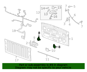 2019-2025 GM Latch 85654467 | Applegate Chevrolet Parts