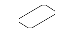 B00162212 - Body: Hinge Gasket for Mazda Image