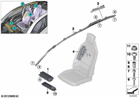 Airbag for 2018 BMW i3 120Ah Rex #0