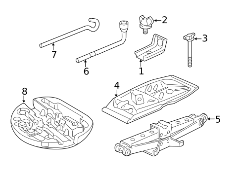 Jack & Components for 2021 Honda Odyssey #0