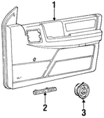 4798799 - : Reflector for Jeep: Grand Cherokee, Grand Wagoneer Image