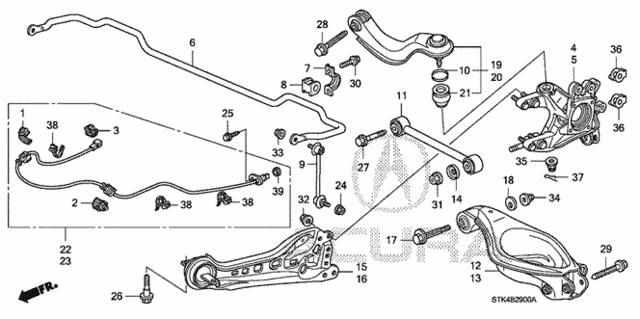 Rear Lower Arm for 2007 Acura RDX #0