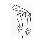 898402D502ZE - : 2003-2006 Hyundai Elantra - Buckle for Hyundai: Elantra Image