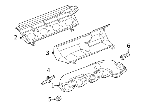 Exhaust Manifold for 2007 Jaguar S-Type #0
