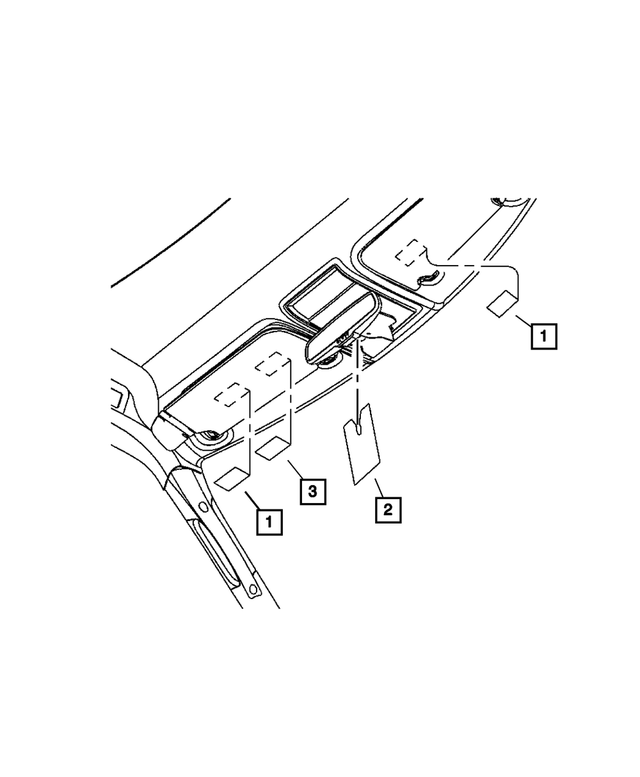4664294AB - Labels All Vehicle Locations: Air Bag Warning Label for Mopar Image