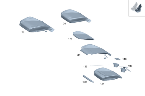 Left Seat for 2026 Mercedes-Benz GLE580 #0