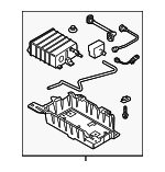 CX2782 - Emission Control: Motorcraftâ„¢ Vapor Canister for Ford: Escape, Fusion, Mustang, Police Responder Hybrid, Special Service Police Sedan, Transit Connect | Lincoln: MKC, MKZ Image
