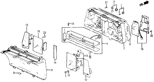 Speedometer (NS) for 1984 Honda Wagovan #0