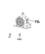 52112391AB - Electrical: Alarm Module for Ram: 2500, 3500, ProMaster 1500, ProMaster 2500, ProMaster 3500, ProMaster EV Image