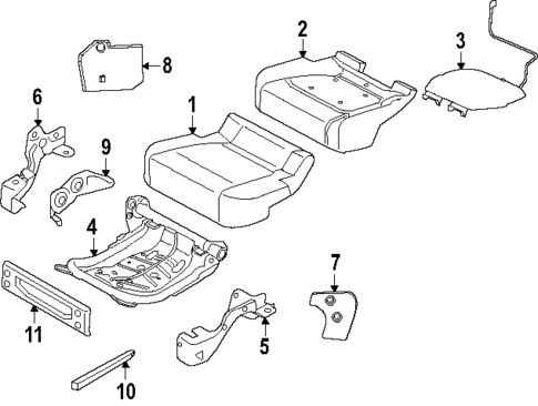 Rear Seat Components for 2025 Ford F-150 #2