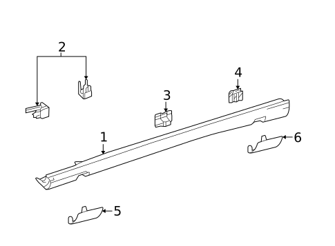 Exterior Trim - Pillars for 2013 Mercedes-Benz E400 #0