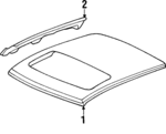 64211SW5300ZZ - : Roof Rail for Acura Image