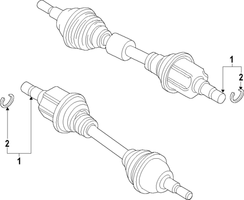 Axle Shafts & Joints for 2015 Ford Focus #0