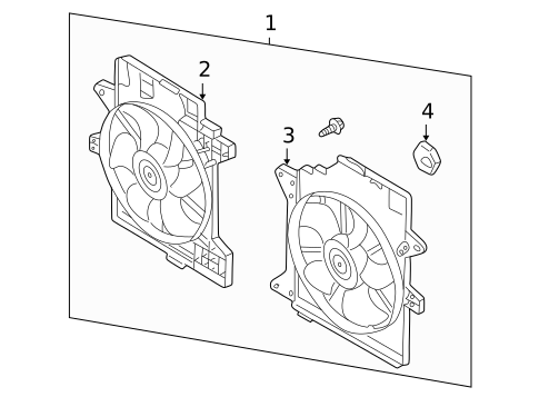 Cooling Fan for 2006 Mazda Tribute #0