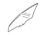 GD7A58511A - Body: Door Glass for Mazda: 626 Image