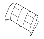 MR618968 - : Seat Back for Mitsubishi: Galant Image