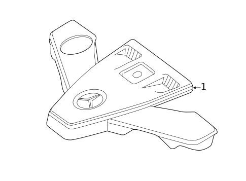 Engine Appearance Cover for 2014 Mercedes-Benz SLK55 AMG #0