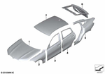 41007492375 - Bodywork: Hood for BMW Image